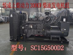 300千瓦低噪音柴油發(fā)電機組到達用戶工地