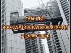 900KW和300千瓦柴油發(fā)電機組到貨蘭州